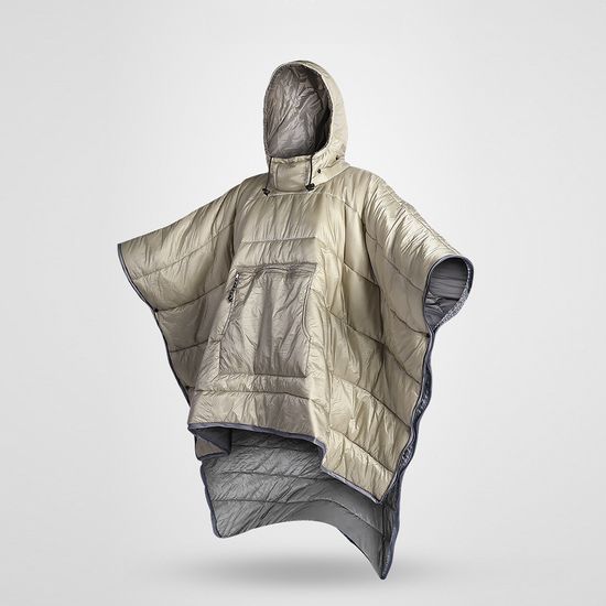 캠핑용 담요 웜패딩 판초