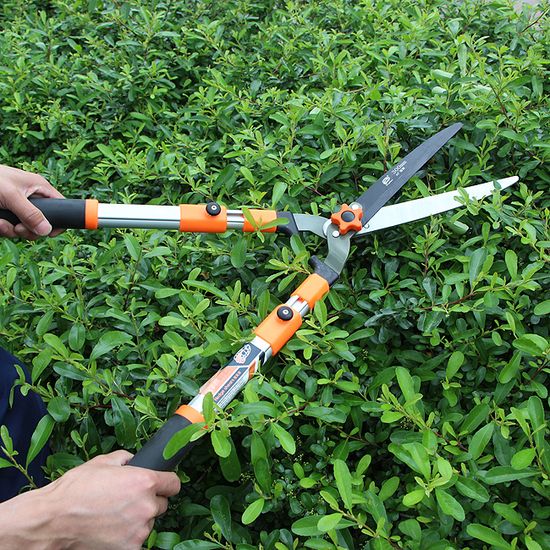 4단 길이조절 전지가위/가지치기 조경 벌초 양손가위