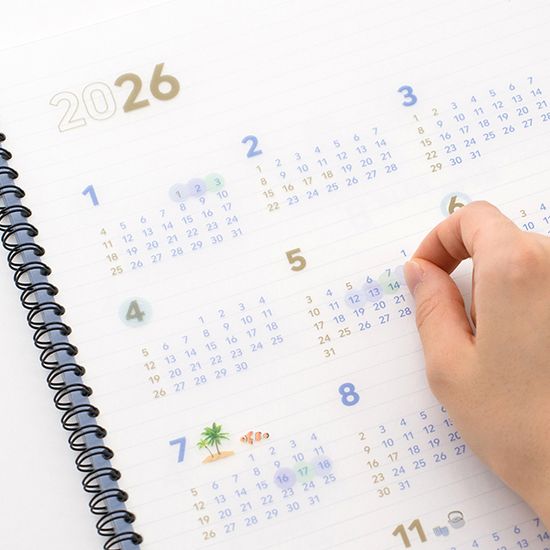 세컨 플래너 A4 2026년