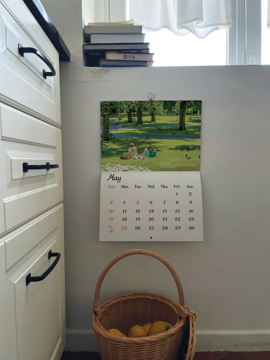 2026 유럽 감성 사진 벽걸이 달력