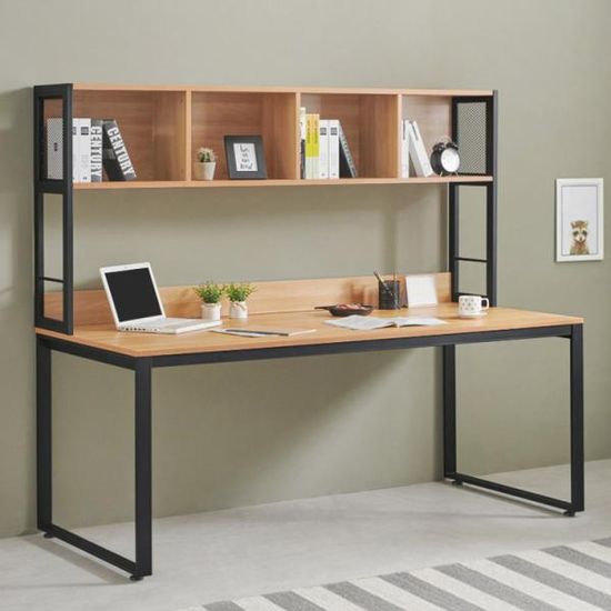 (특가) 스틸 전면 1인 책상세트 책장형 1860