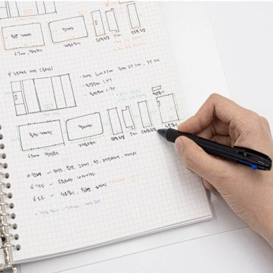 플랜커스 그리드 노트 A4 30공 20공 타공없음