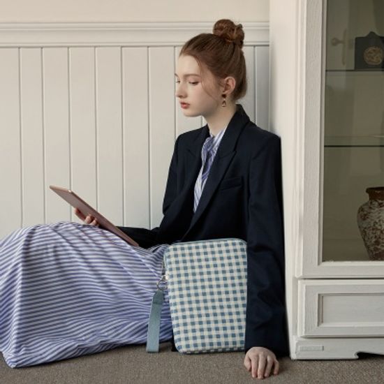 멜로우 체크 아이패드 파우치 11/13인치