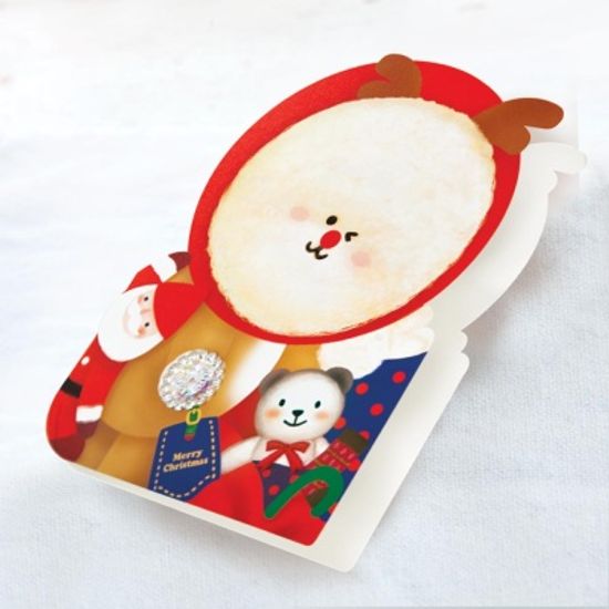 루돌프 비숑 크리스마스카드 FS734103