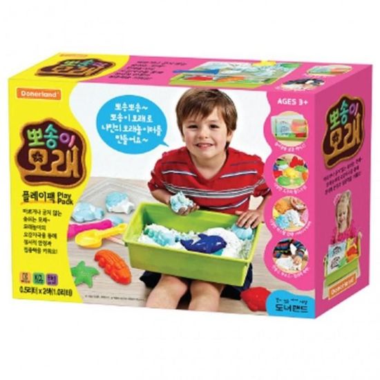 모래놀이 도너랜드모래놀이 뽀송이 모래 플레이팩 모