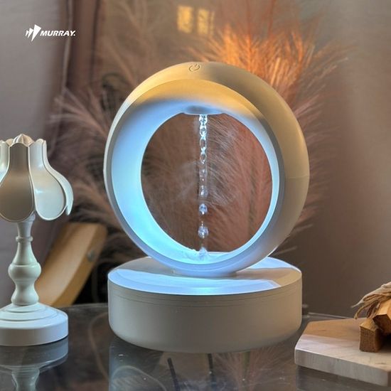 인테리어 LED 물멍가습기 미니 초음파 가습기 HUMI-10