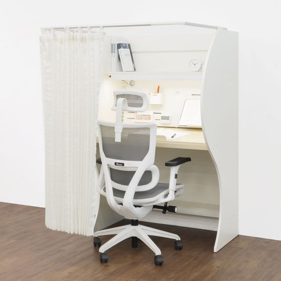 합격5호 와이드1000 독서실책상 크림화이트