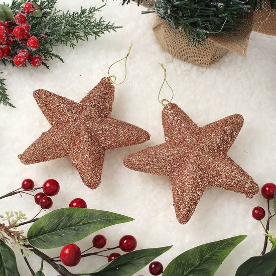 [도토로]로즈골드 트리 오너먼트 2p세트(입체별)