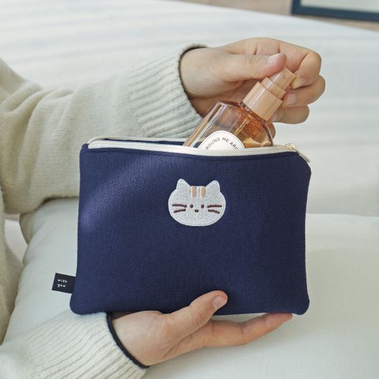 오첵 위드유 화장품 생리대 이어폰 파우치