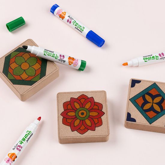 [모나미] 안마르는 롱롱 사인펜/12색세트