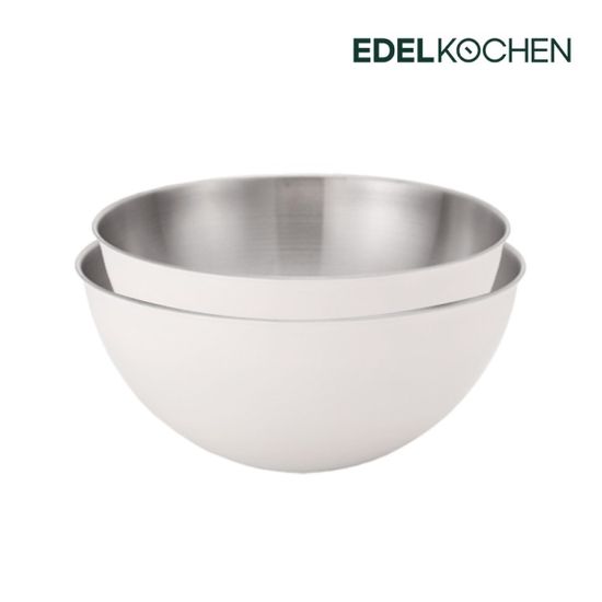 에델코첸 컬러 믹싱볼 (20cm,24cm) 2종 (바닐라크림)