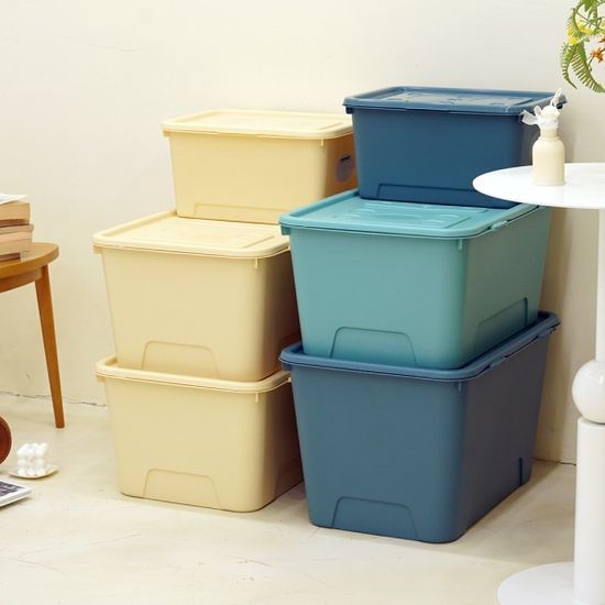 컴포즈 대형 리빙박스 옷 정리함 72L 4개 네임텍증정