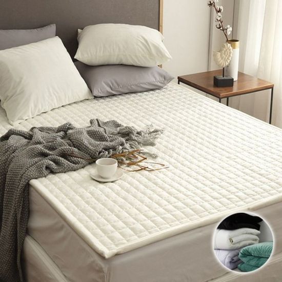 라이즈 극세사 침대패드 Q 퀸 화이트(WD207F7)