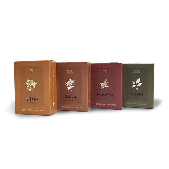 다예 꽃잎차 4종 세트 (1+1) 2세트