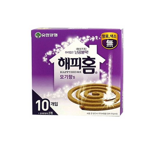 해피홈 벌레모기기피제 모기향 10매입(W8A5D78)