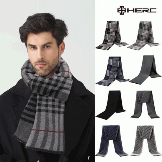 남성 여성 목도리 목두리 체크 머플러 커플 캐시미어 