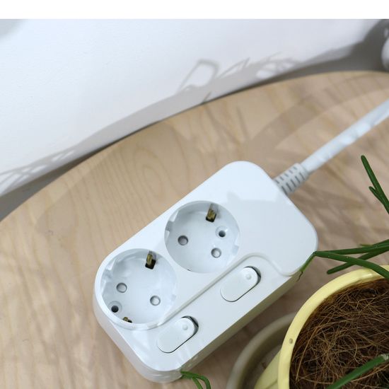 에스탭 국산 개별 스위치 멀티탭 2구