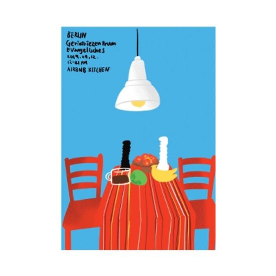 Berlin kitchen/ 일러스트 액자