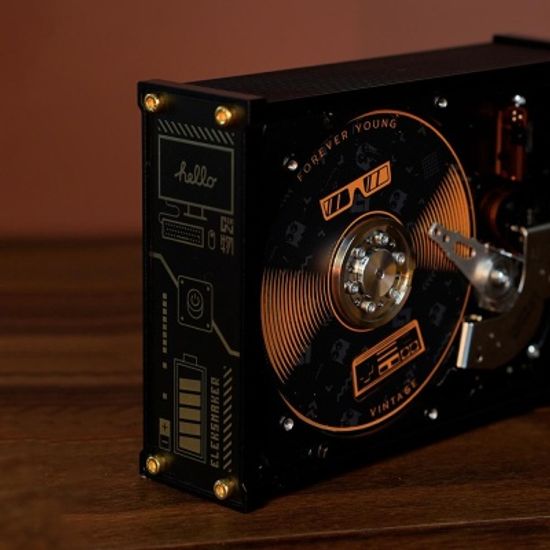 EleksMaker 돌아가는 턴테이블모양 RGB 스피커