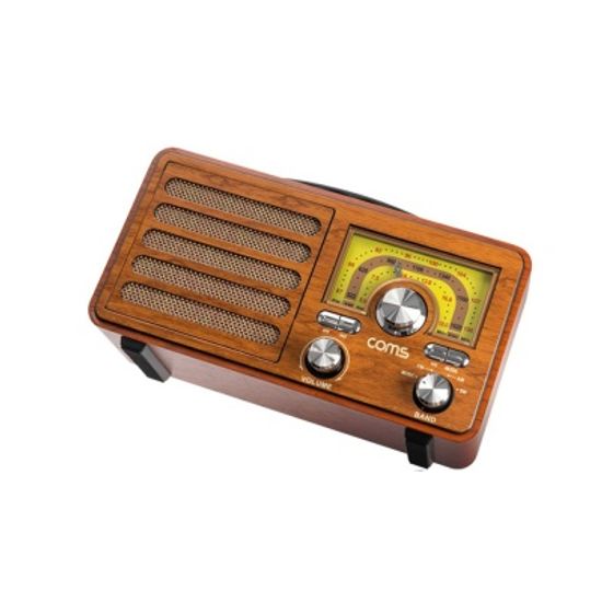 RETRO 블루투스 스피커 라디오 / 브라운 LCTB600