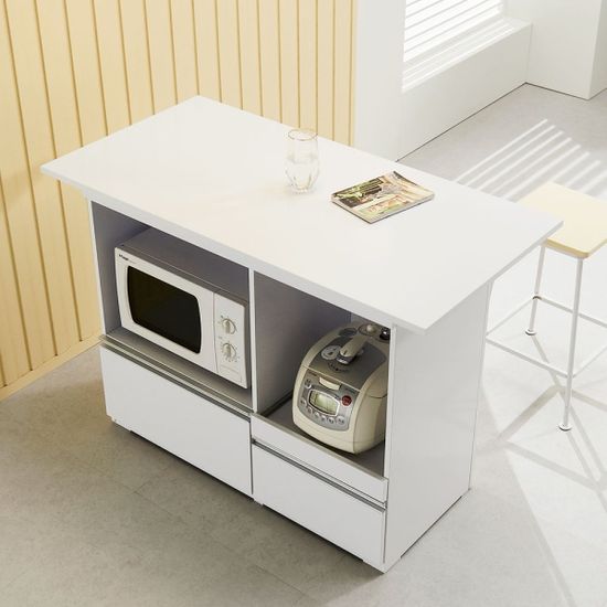 샤인 1500 수납 아일랜드식탁 베이킹 작업대 (착불)