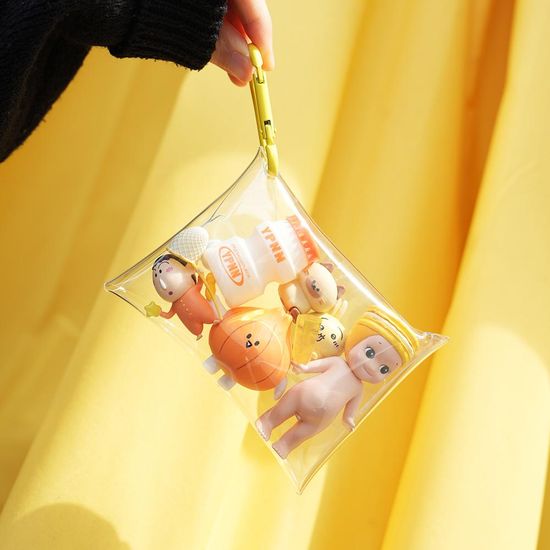 핑크풋 투명가챠파우치