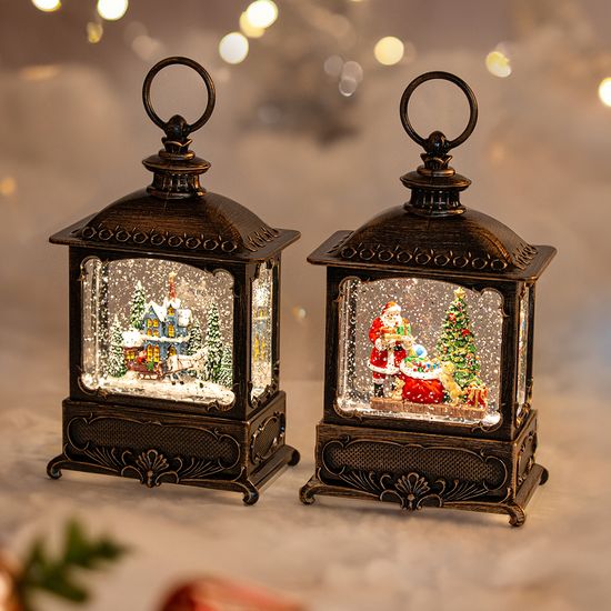 크리스마스 오르골 - 올드맨 스퀘어 워터볼 무드등