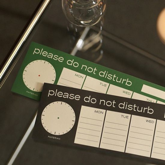 두낫디스터브 - 위클리패드