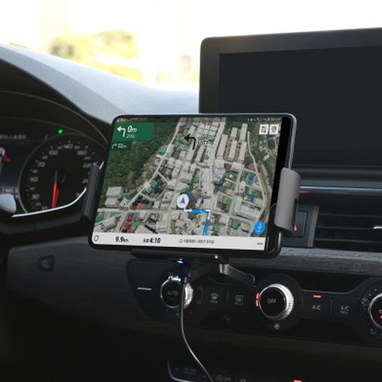 차량용 무선 고속 충전기 거치대 폴더블폰용 BOS-CH20