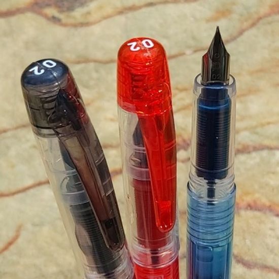 플래티넘 프레피 만년필 0.2mm EF촉+카트리지(2본입)