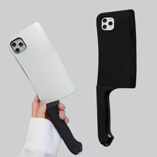 아이폰14 13 12 11 특이한 식칼 디자인 핸드폰 케이스