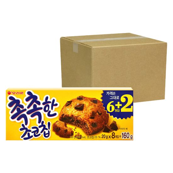 오리온 촉촉한 초코칩 160g 20개 (한 박스)