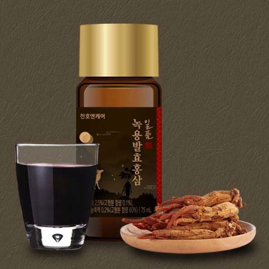 [천호엔케어] 일품 녹용발효홍삼 75ml X 10병
