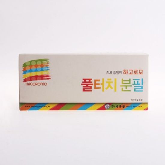 하고로모 분필 - 탄산 5색 합본 1통 72(本)