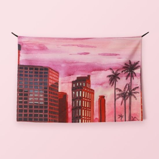 패브릭 포스터 / the sunset of LA
