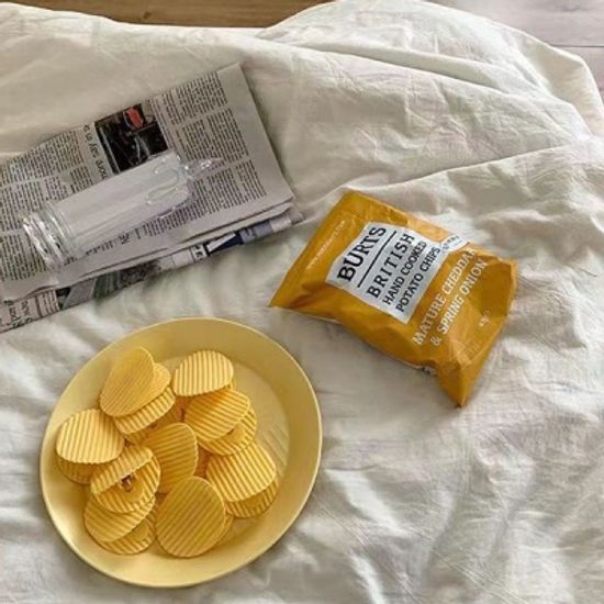 감자칩 집게 메모클립 나초모양 클립