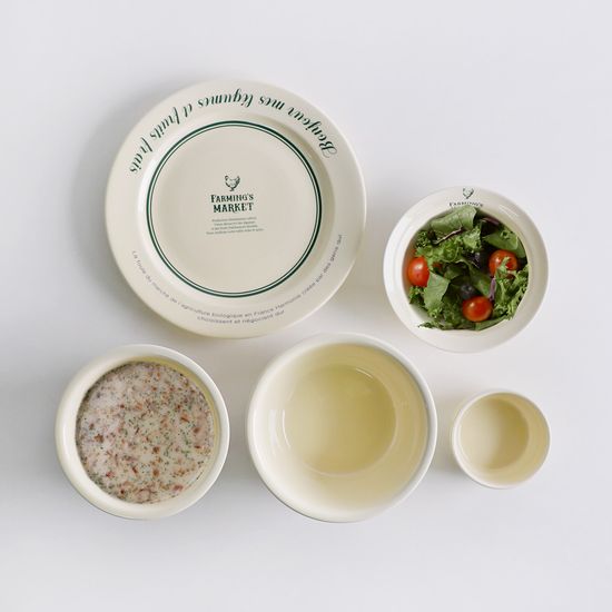 파밍스 마켓 레터링 1인 식기세트 5p