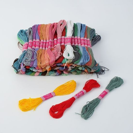 일상공방 자수실 세트 프랑스자수실 십자수 매듭팔찌