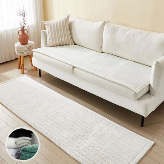 라이즈 극세사 소파방석 65x180 화이트(WD20949)