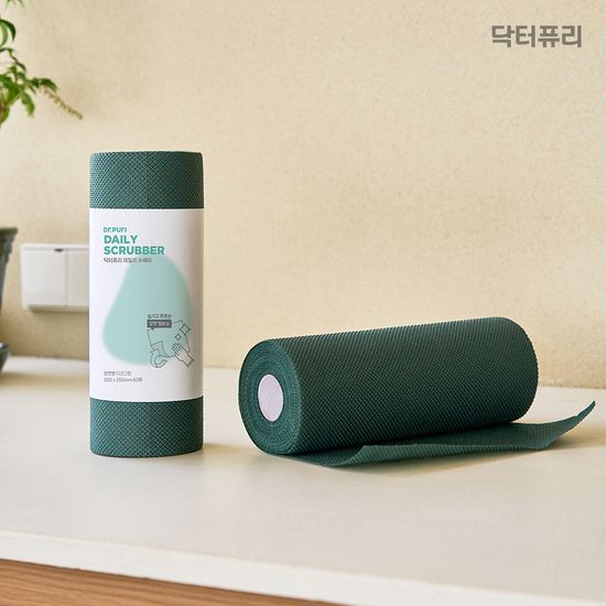 닥터퓨리 일회용수세미 대형 60매 2입/4입 (색상선택)