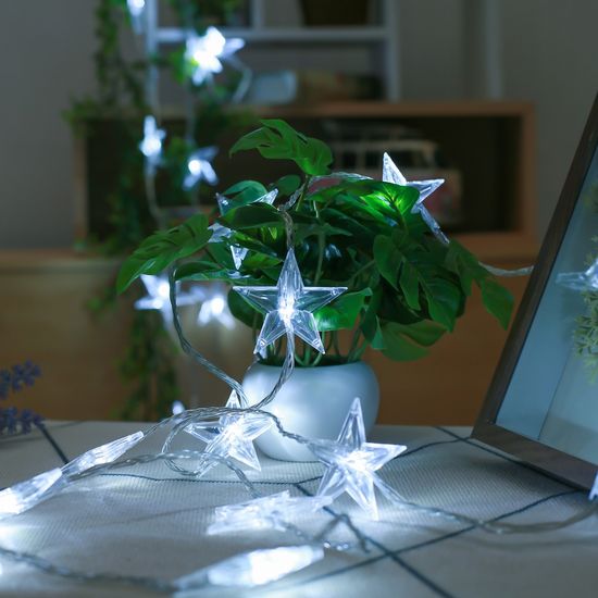 [도토로]은하수 30구 투명선 LED 라인별 백색 지니전