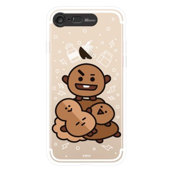BT21 iPhone8 /7 se2/3 슈키 클리어 라이팅 케이스 