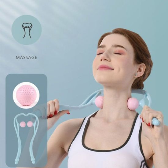 수동 골프공 목 마사지기 승모근 목근육 뭉친어깨[WAD