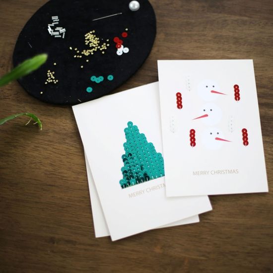 비즈공예 4종 크리스마스카드 만들기 DIY KIT 