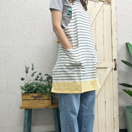 보나페티 스트라이프 앞치마 2color