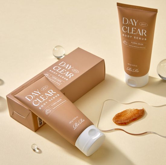 리르 데이 클리어 바디 스크럽 - 저자극 각질 보습 