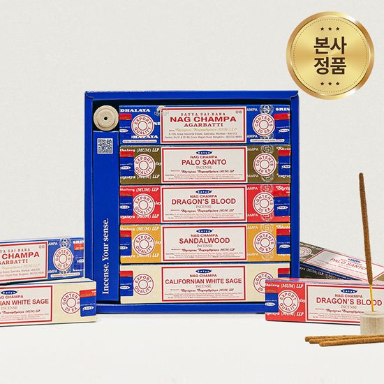 사티아 나그참파 미니 인센스 스틱 세트 100개입