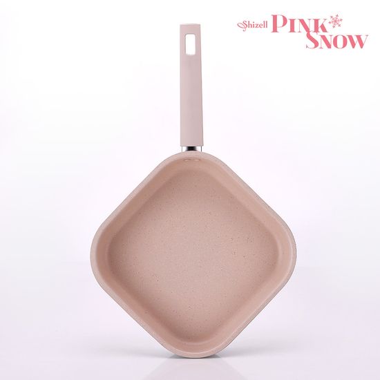 [쉬젤] 핑크스노우 IH 엣지스퀘어팬 (29cm)