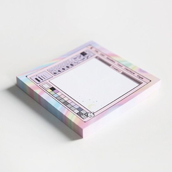 rainbow memo pad