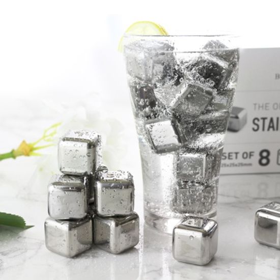 브리니클 스테인레스 아이스큐브 8개set